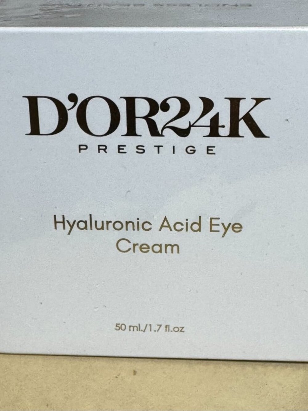 D’OR24K Prestige Hyaluronic Acid Eye Cream 50ml 1.7 oz 24K Gold New Sealed